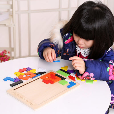 Montessori : Puzzle en bois pour enfant