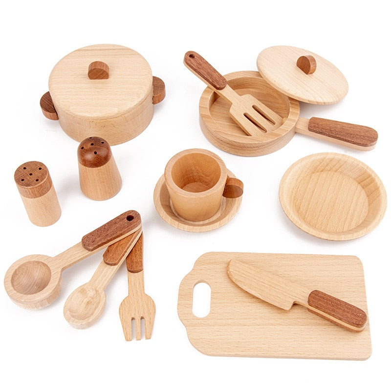 Montessori : Mini couteau ou cuillère en bois pour enfants - Universdujeux