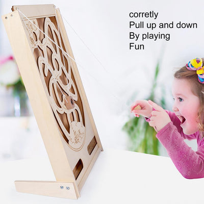 Labyrinthe en bois - Un jeu classique et amusant pour les enfants