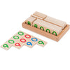 Montessori : Chiffres cartes en bois