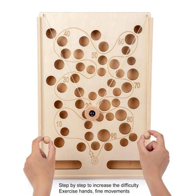 Labyrinthe en bois - Un jeu classique et amusant pour les enfants