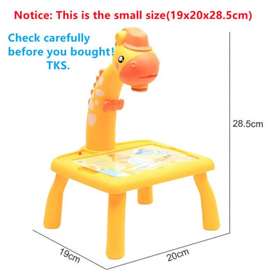 Table avec Mini projecteur Led pour enfant