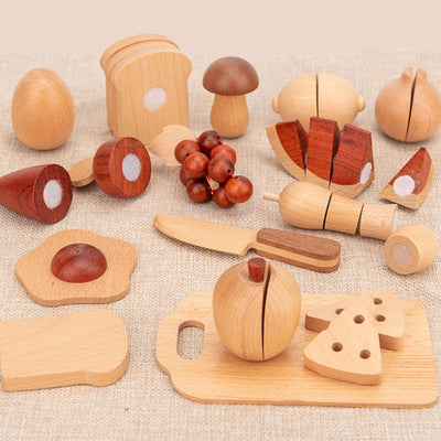 Montessori : Ensemble de cuisine en bois