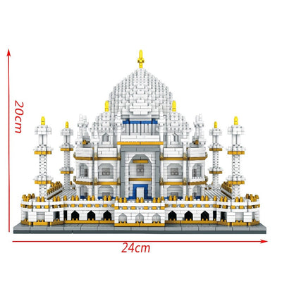 Blocs de construction du palais Taj Mahal