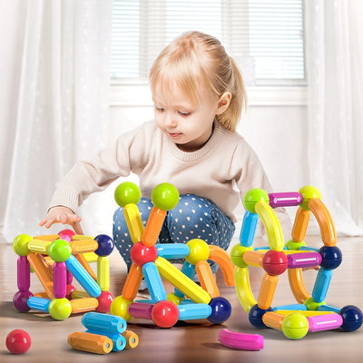 Montessori : Jeu de construction magnétique pour enfants
